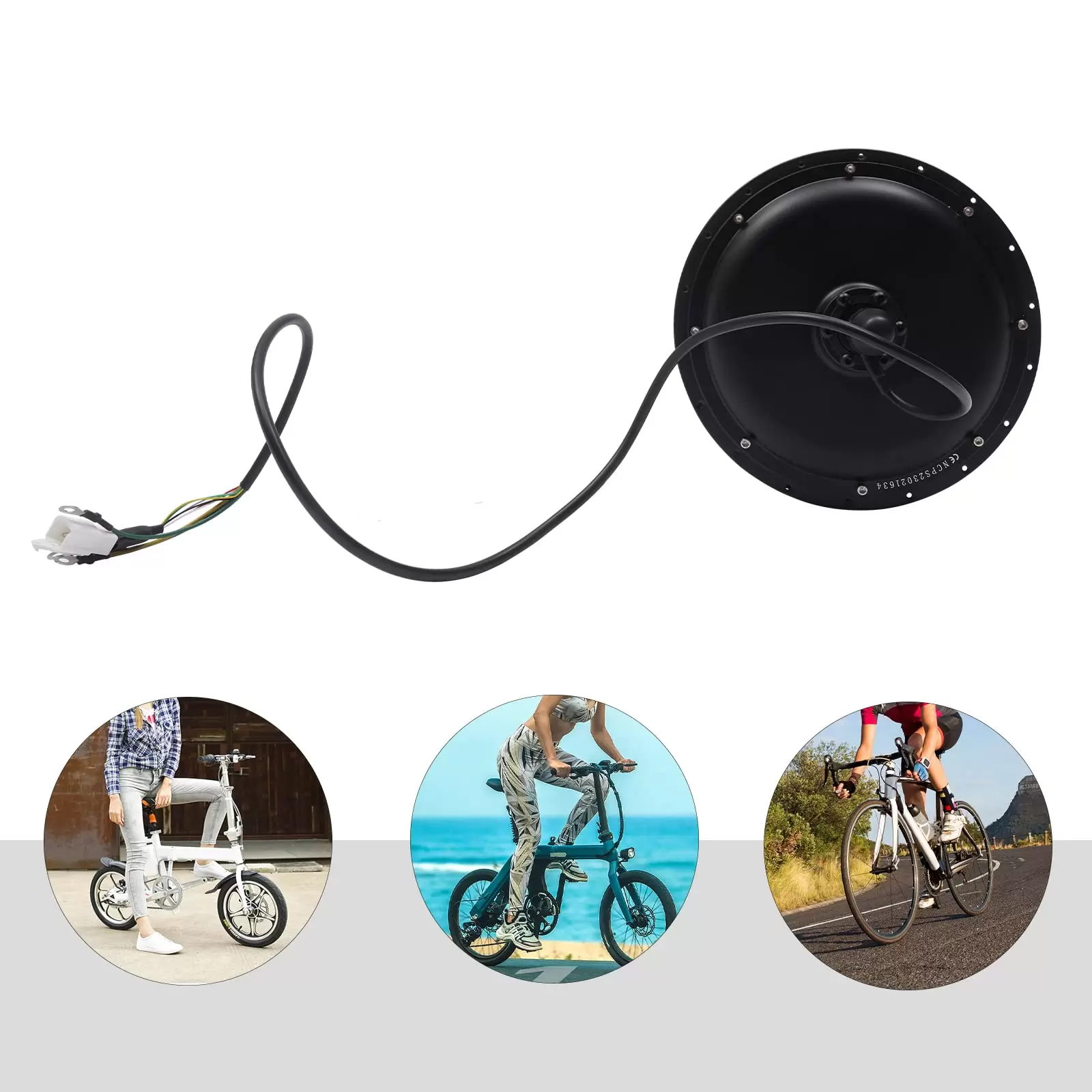 36V 500W Electric Hub Rear Motor - Fits 135mm - 5.31in Bike - Black 36V 500W Electric Hub Rear Motor - Fits 135mm - 5.31in Bike - Black