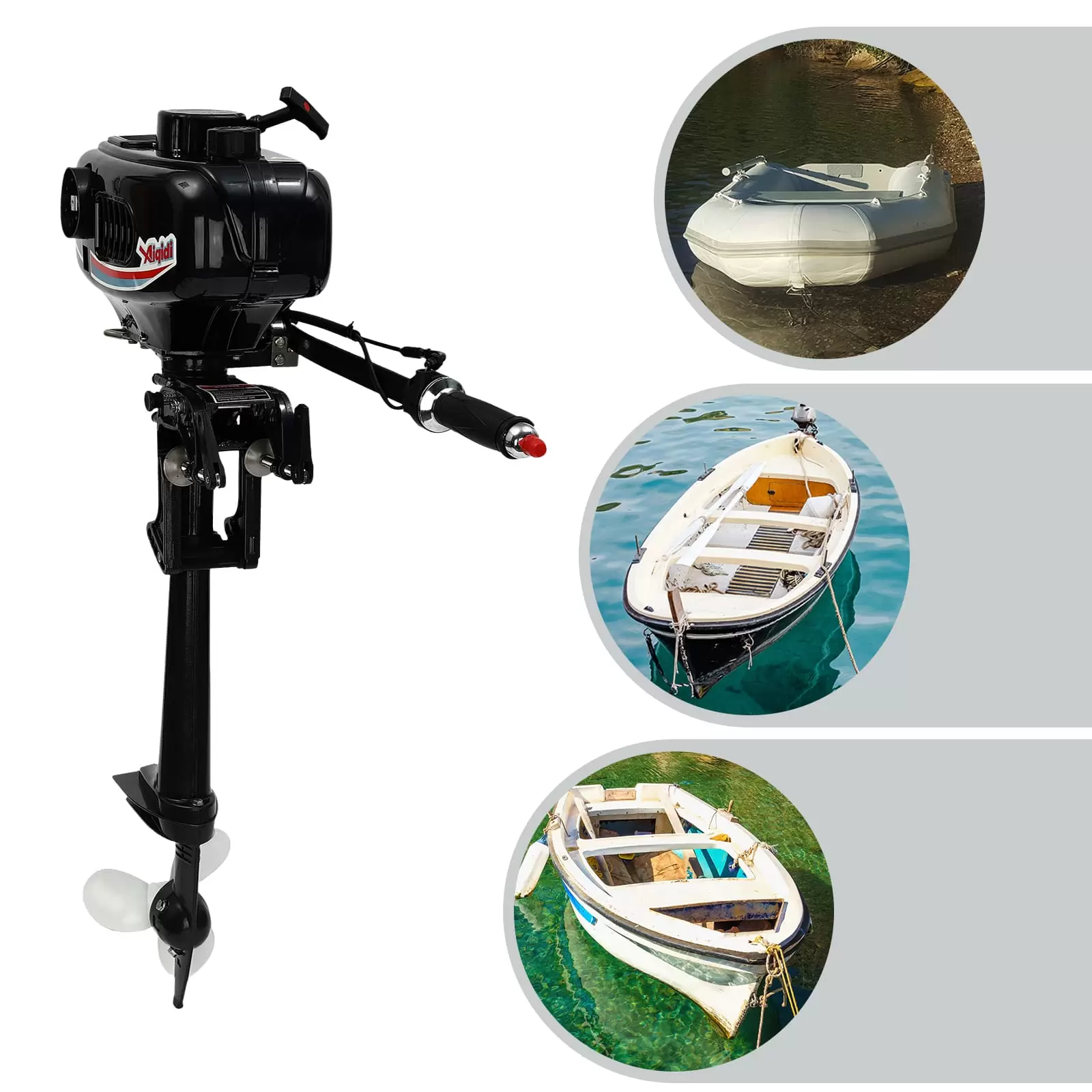 Outboard Motor Fishing Boat Engine Boat Engine Outboard Motor Gasoline Boat Engine Outboard Motor Inflatable Boats Fishing Boats Boat Engine Cooling 2 Stroke 52cc