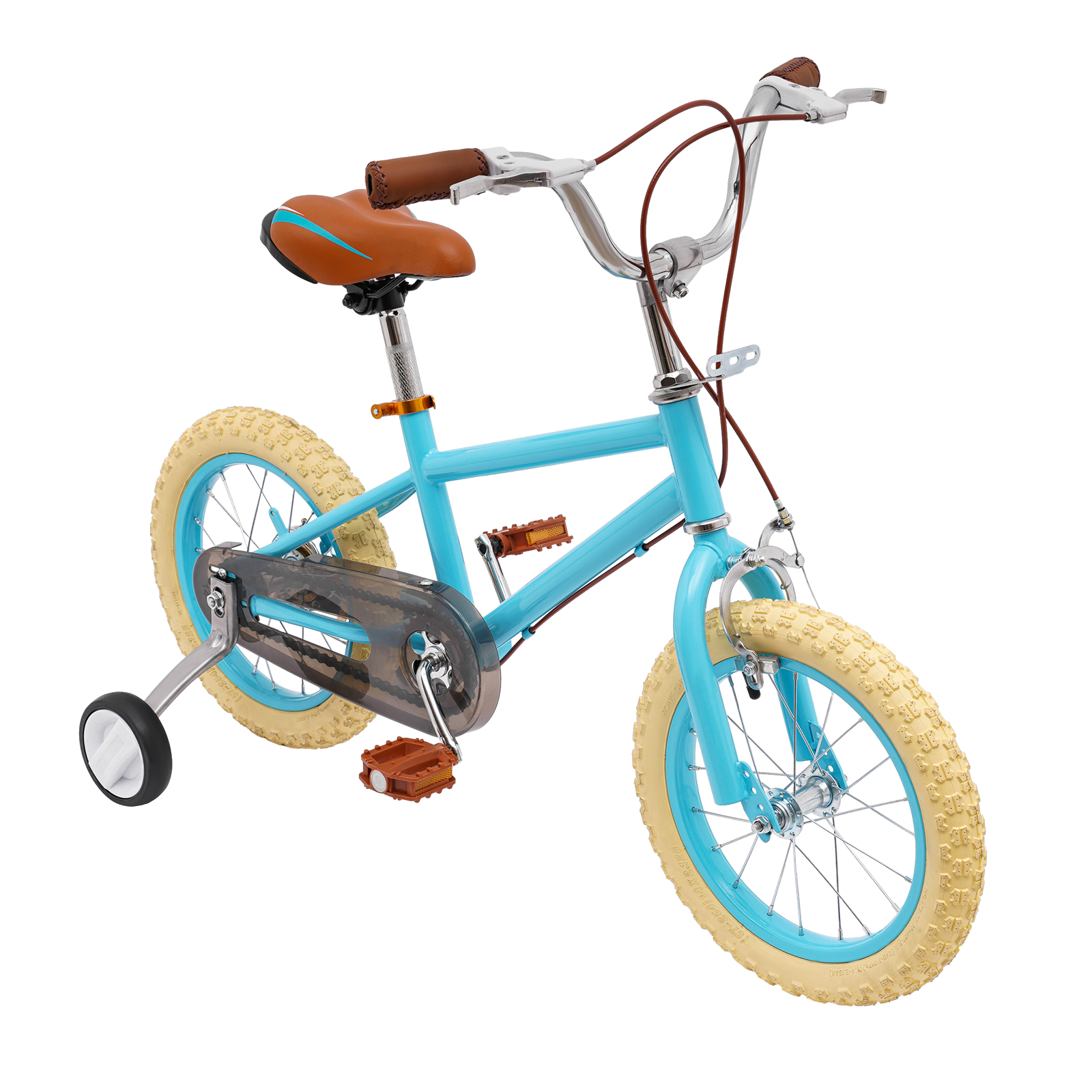 14 Inch Children's Bicycle For Girls And Boys For Children Aged 3-4 Years And A Height Of 90-110 Cm In Towns Bike Paths And Other Roads Blue