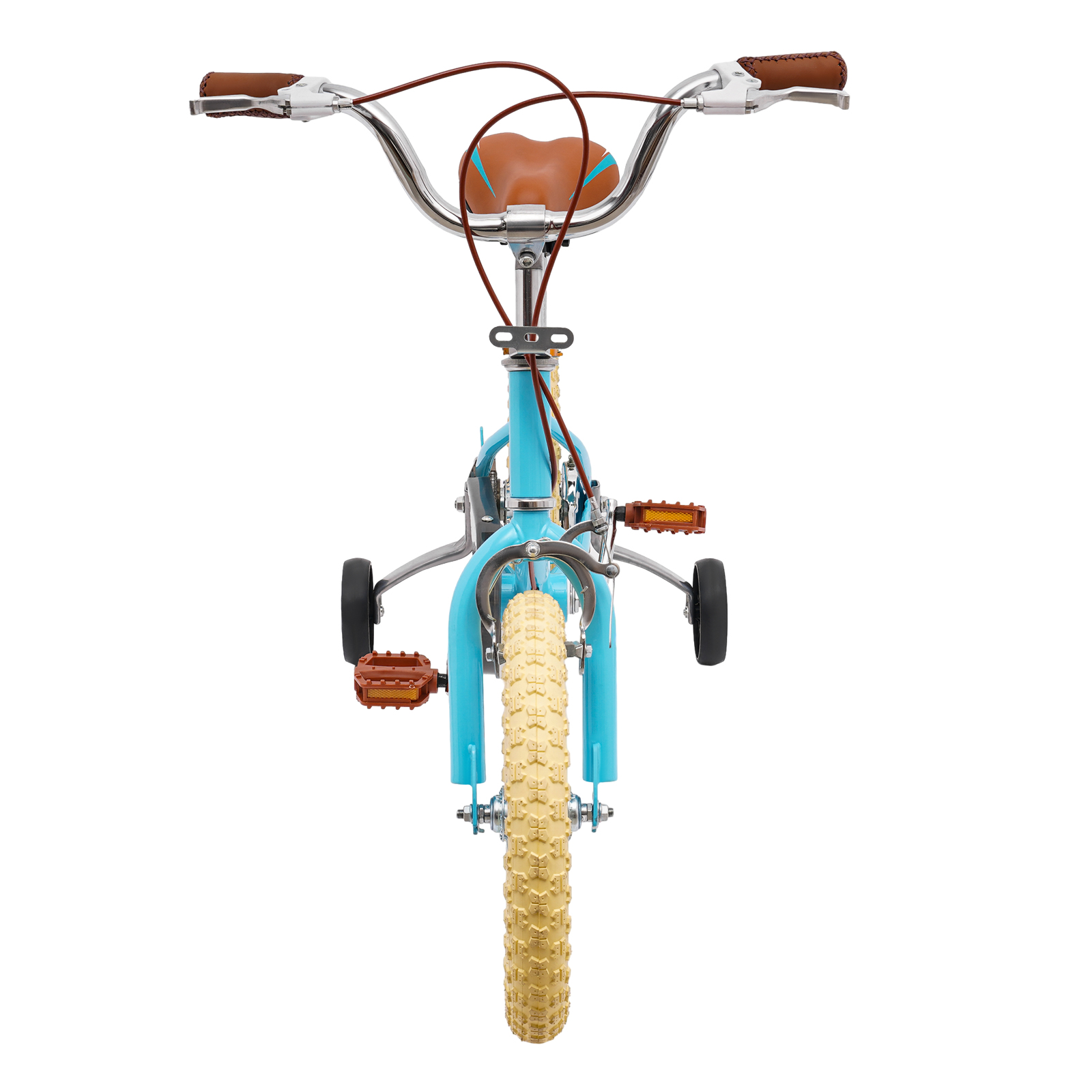 14 Inch Children's Bicycle For Girls And Boys For Children Aged 3-4 Years And A Height Of 90-110 Cm In Towns Bike Paths And Other Roads Blue