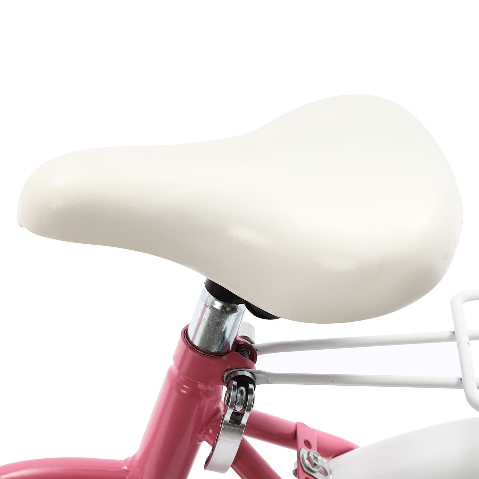 14-inch children's bike with stabilizing wheels and hand brake from 3 years old Balance and Pedal Learning Bicycle Children's Bicycle Pink