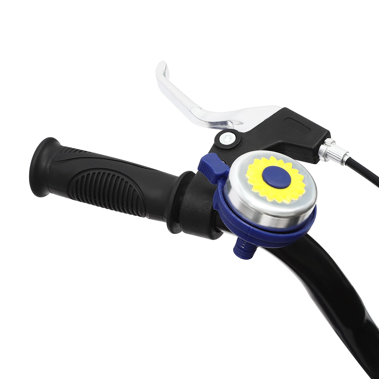 14 Inch Unisex Children's Bike with Auxiliary Wheel Coaster Brake Training Wheels Suitable Gift for 3-5 Years Old Children Blue