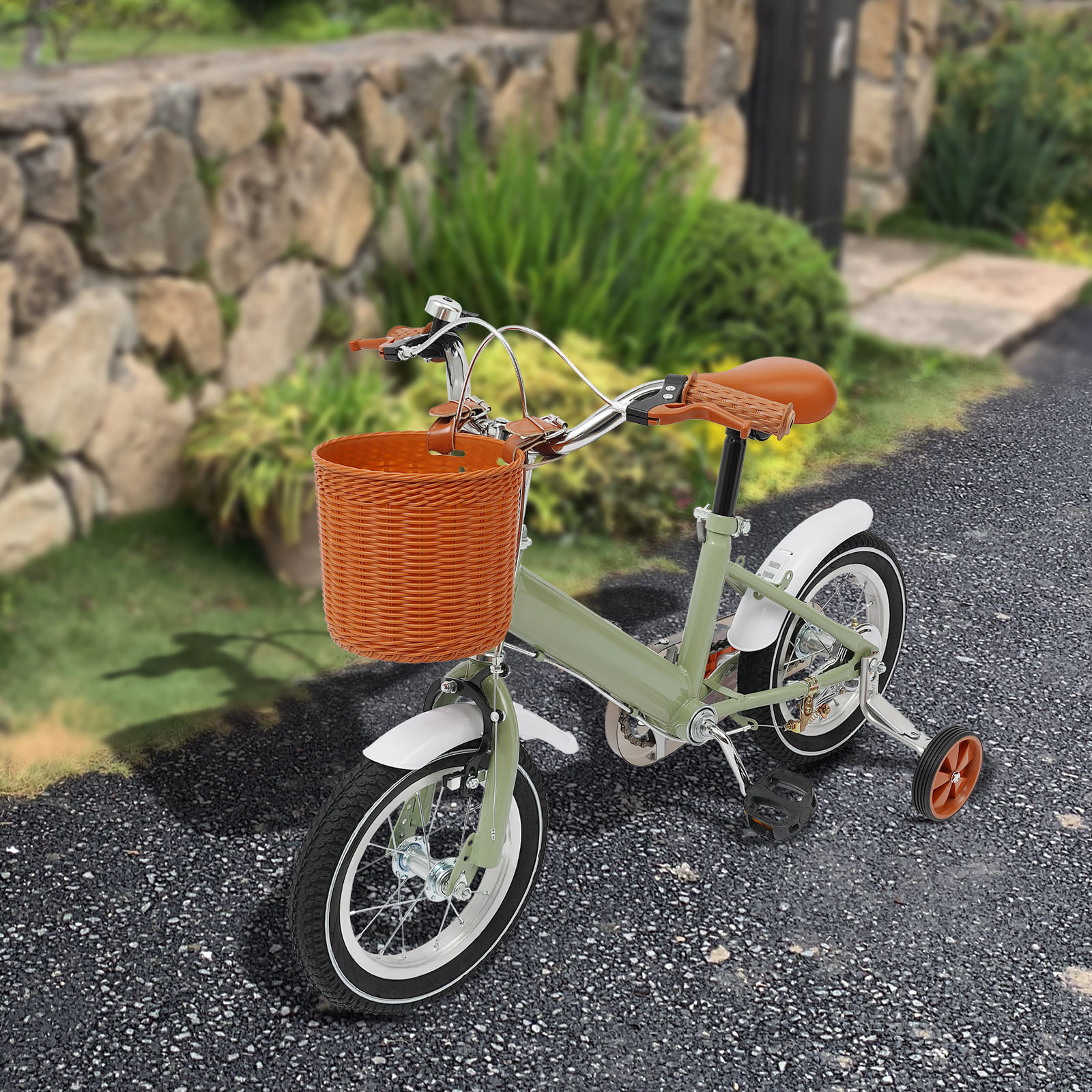 12 Inch Kids Bike, Balance and Pedal Learning Bike, 2-4 Years Old/80-110cm (Green) 12 Inch Kids Bike, Balance and Pedal Learning Bike, 2-4 Years Old/80-110cm (Green)