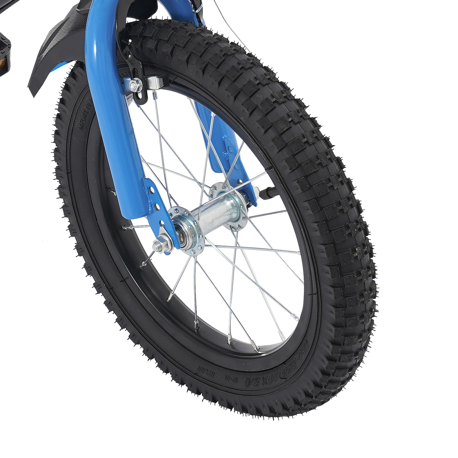 14 Inch Children's Bicycle for Children who are 3.12-3.77ft in Height, Aged from 3-7 Years Old, and within 132 lbs in Weight - Blue 14 Inch Children's Bicycle for Children who are 3.12-3.77ft in Height, Aged from 3-7 Years Old, and within 132 lbs in Weight - Blue