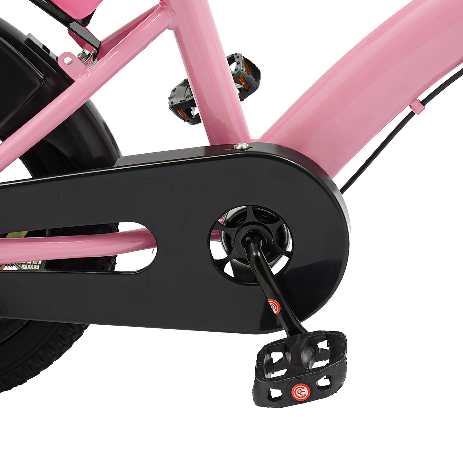 12 Inch Children's Bicycle for Children who are 31.5-41.34" in Height and Aged from 2-5 Years Old to Ride on Various Roads - Pink