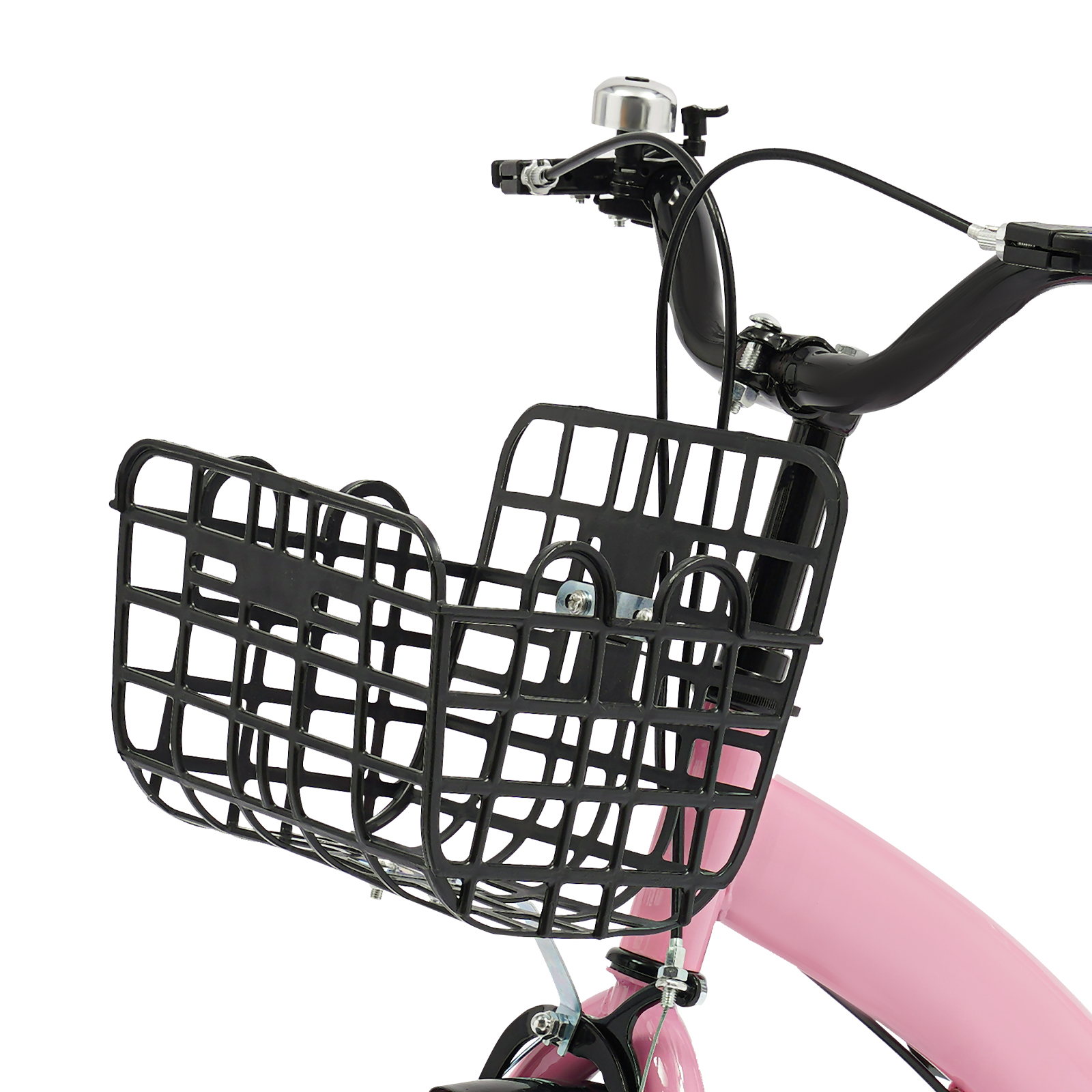12 Inch Children's Bicycle for Children who are 31.5-41.34" in Height and Aged from 2-5 Years Old to Ride on Various Roads - Pink