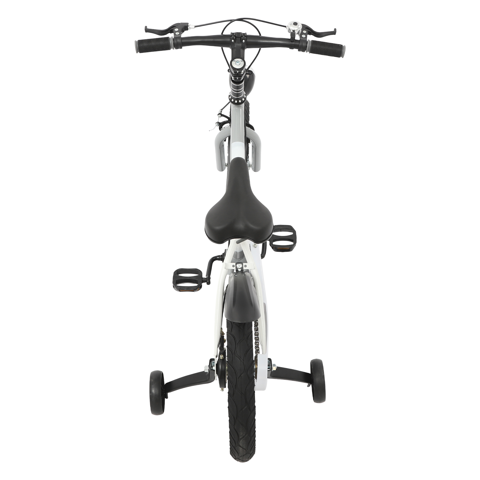16 Inch Children's Bicycle for Children for Children who are 41.34-53.15" in Height and Aged from 5-8 Years Old - Gray