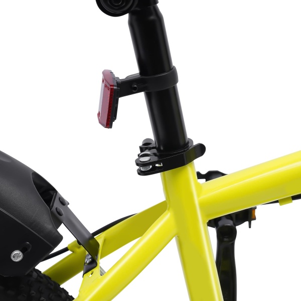 18 Inch Kids Girls Boys Bike Children's Bicycle 18" Wheel Mountain Bike 1 Speed Yellow Boys Girls Freestyle BMX Bicycle