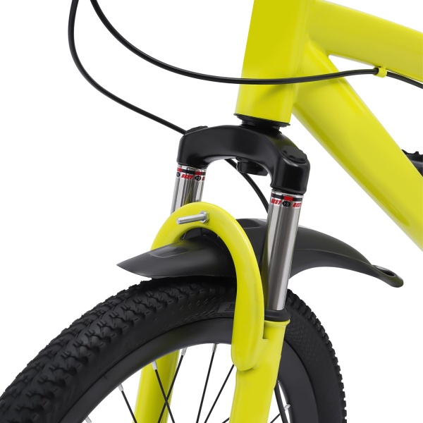 18 Inch Kids Girls Boys Bike Children's Bicycle 18" Wheel Mountain Bike 1 Speed Yellow Boys Girls Freestyle BMX Bicycle