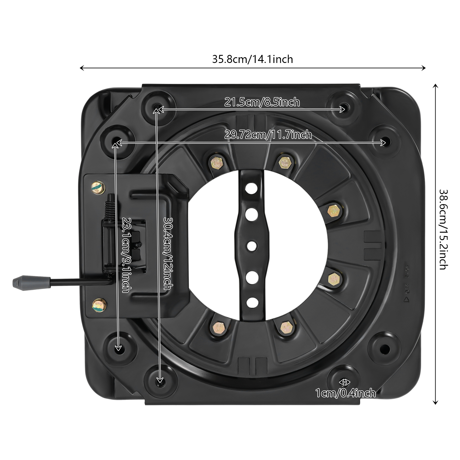 Seat Swivel Base, Heavy Duty Seat Swivel Base, Steel Plate Swivel Seat Base 360 Degree Rotatable