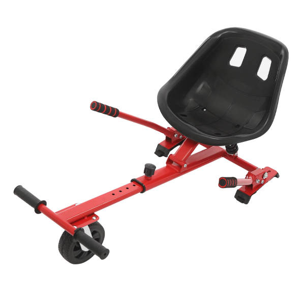Red Single Bar Adjustable Balancing Scooter Seat, Attachment Accessory, Fits 6.5-10 inches Balancing Scooter	