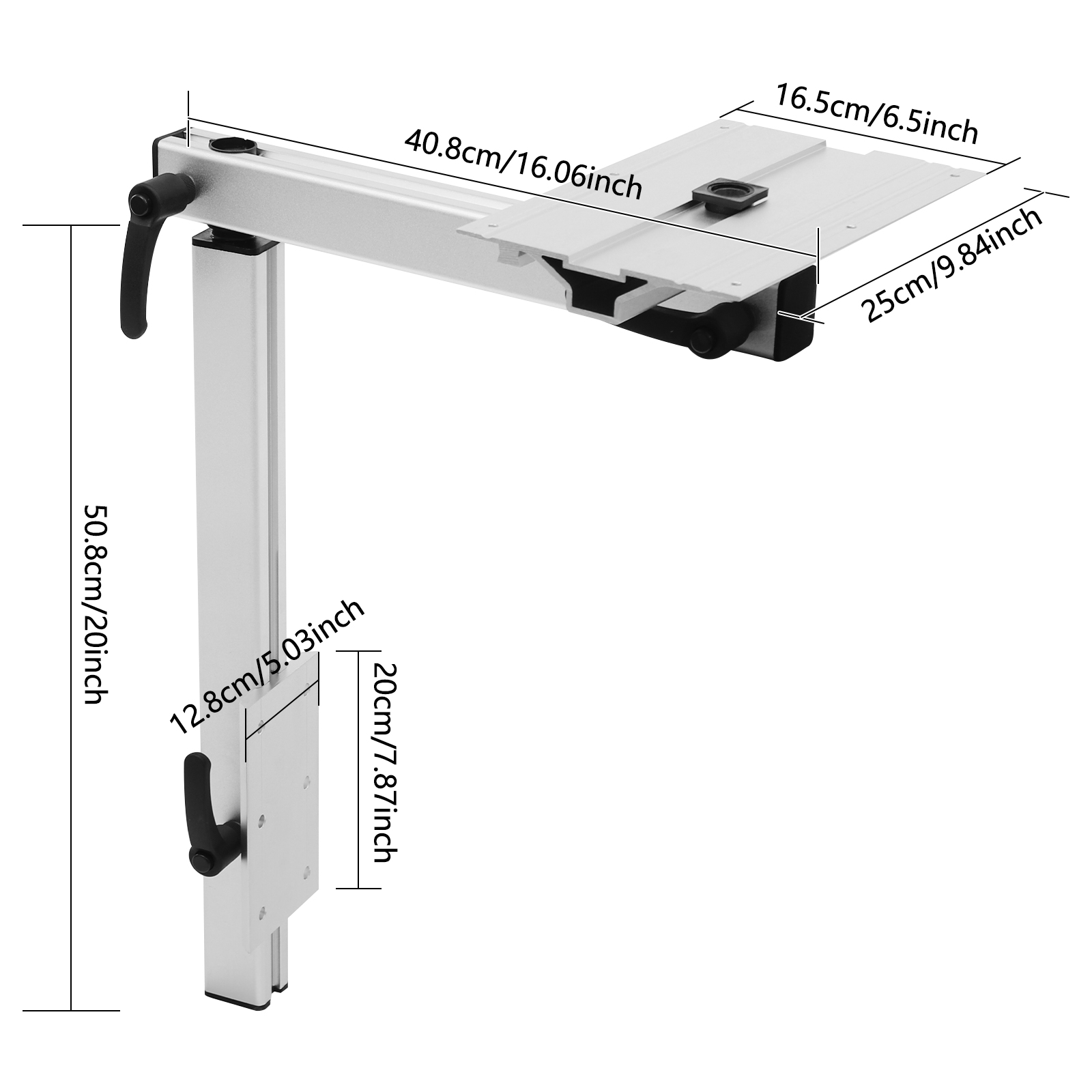 360° Rotatable Table Leg, RV Table Leg, Adjustable Table Leg for RVs, Yachts, etc