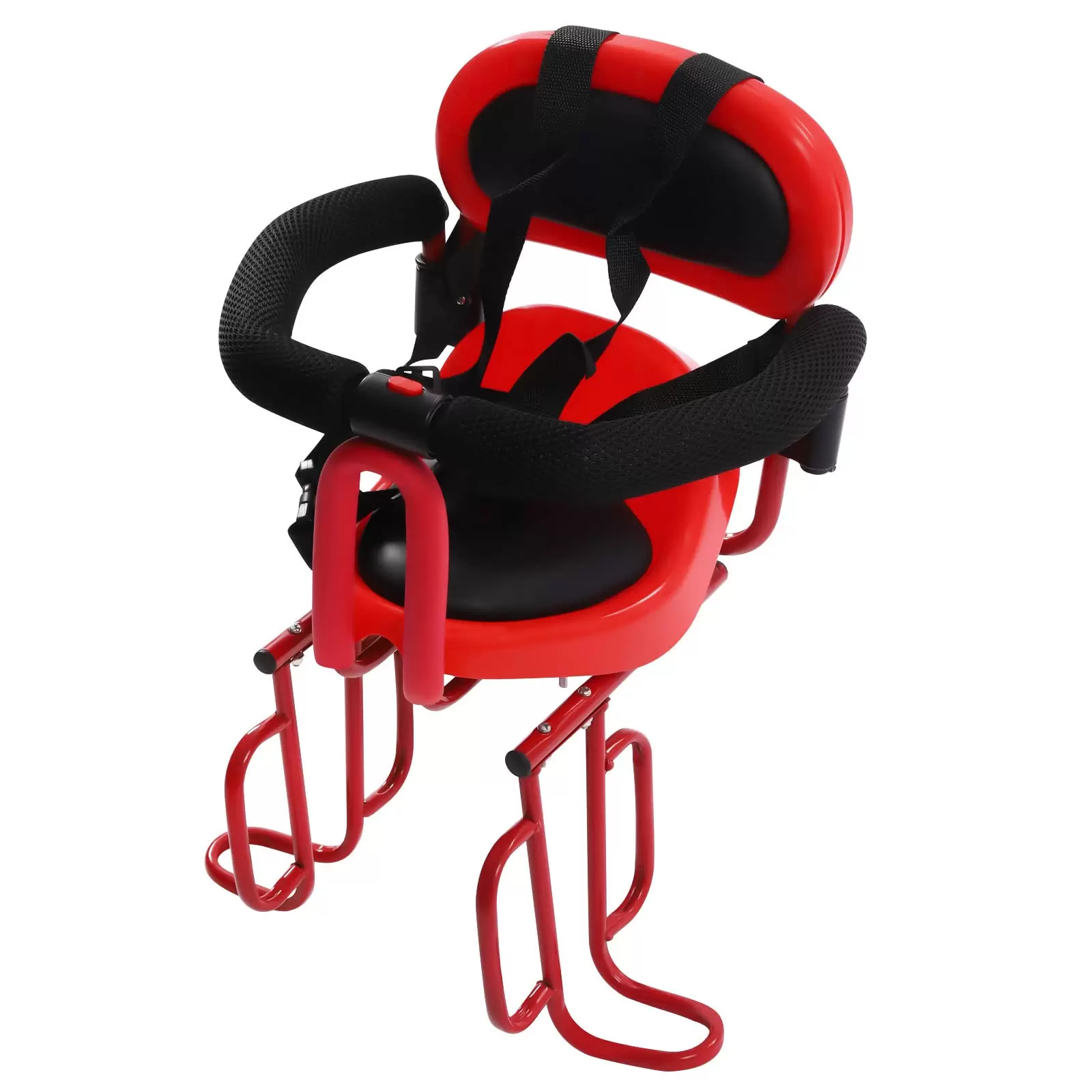 Child Bike Seat for Children up to 6 Years, Child Bike Seat for Luggage Carrier, Easy Mount - Red Child Bike Seat for Children up to 6 Years, Child Bike Seat for Luggage Carrier, Easy Mount - Red