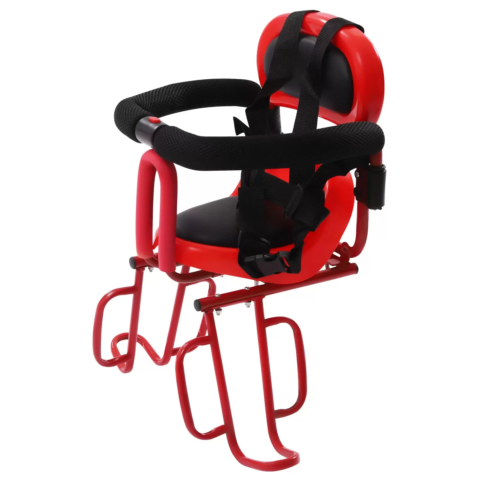 Child Bike Seat for Children up to 6 Years, Child Bike Seat for Luggage Carrier, Easy Mount - Red Child Bike Seat for Children up to 6 Years, Child Bike Seat for Luggage Carrier, Easy Mount - Red