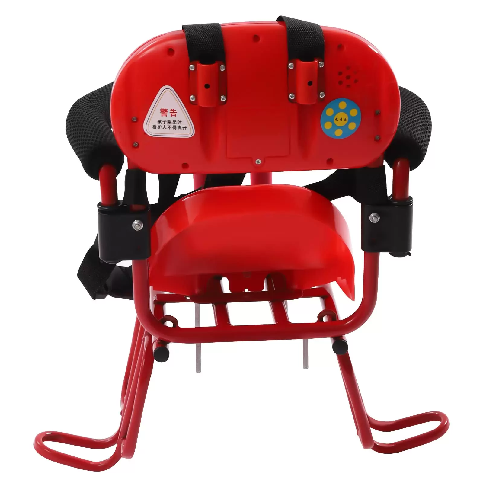 Child Bike Seat for Children up to 6 Years, Child Bike Seat for Luggage Carrier, Easy Mount - Red Child Bike Seat for Children up to 6 Years, Child Bike Seat for Luggage Carrier, Easy Mount - Red