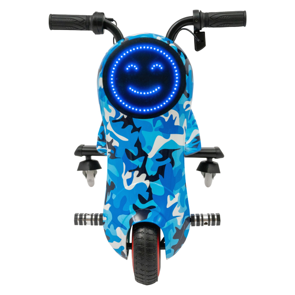 Tricycle with Electric Motor, Electric Drift Scooter for Kids, Drift Tricycle Scooter (Camouflage Blue) Tricycle with Electric Motor, Electric Drift Scooter for Kids, Drift Tricycle Scooter (Camouflage Blue)