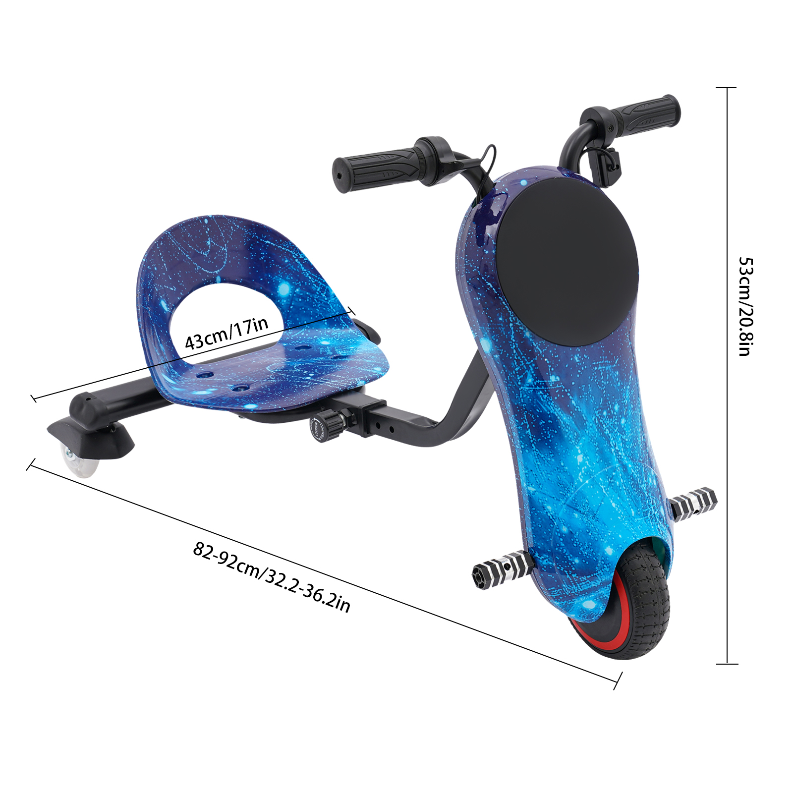 Electric Motor Tricycle, Electric Drift Scooter for Kids, Drift Tricycle Scooter (Sky Blue) Electric Motor Tricycle, Electric Drift Scooter for Kids, Drift Tricycle Scooter (Sky Blue)