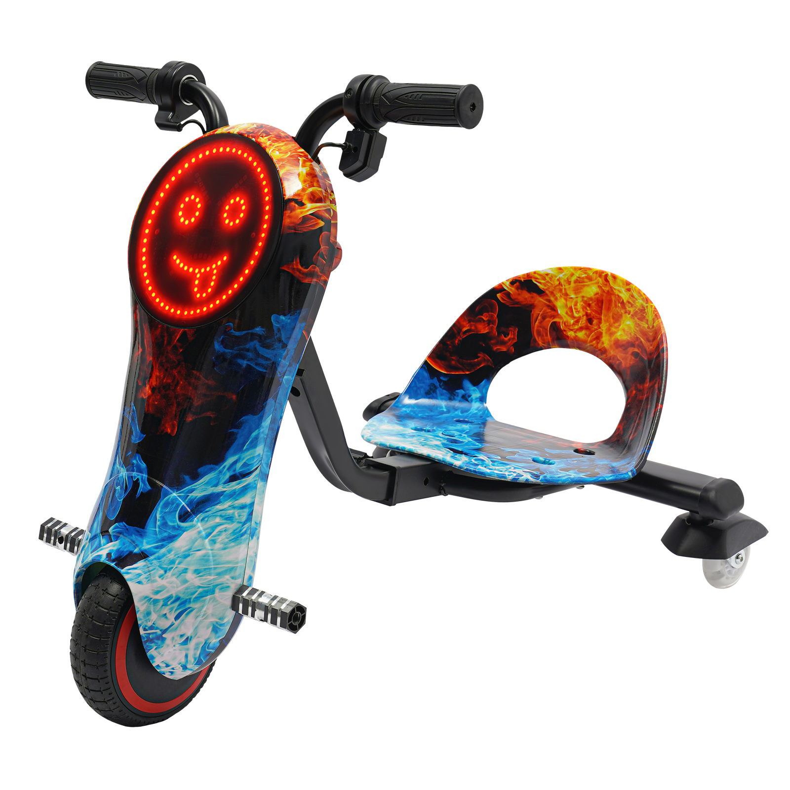 Electric motor tricycle,kids electric drift scooter,82-92*43*53cm ice and fire drift tricycle scooter Electric motor tricycle,kids electric drift scooter,82-92*43*53cm ice and fire drift tricycle scooter