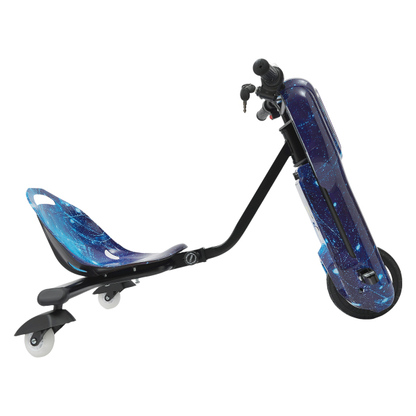 CNCEST Kids Electric Scooter 3 Speed Drift Scooter for Children Blue