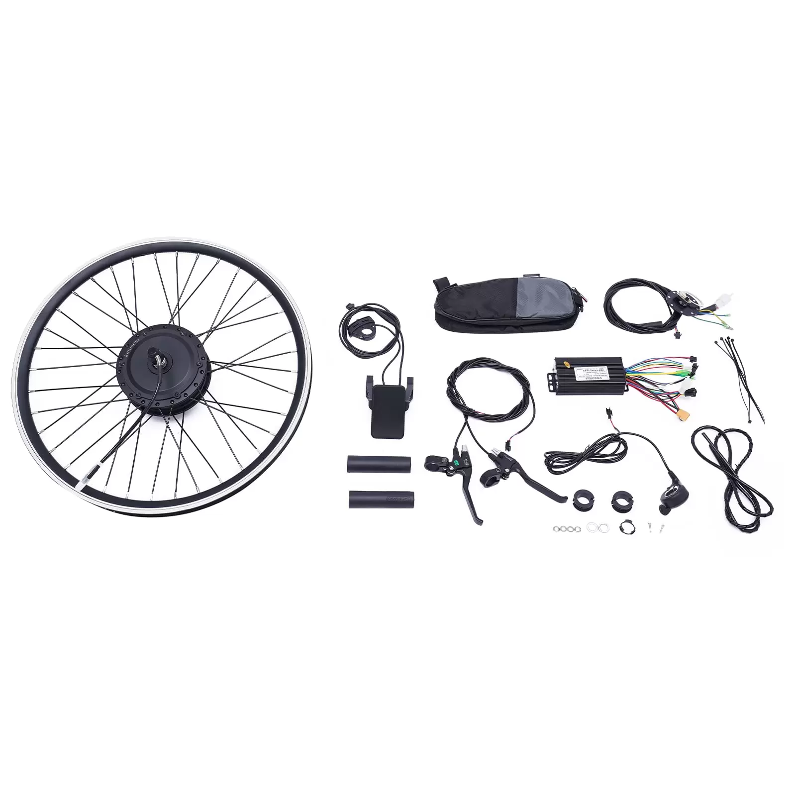 27.5" 500W 36V Electric Bike Conversion Kit with LCD Display, Electric Bicycle Motor, Up to 35-40km/h