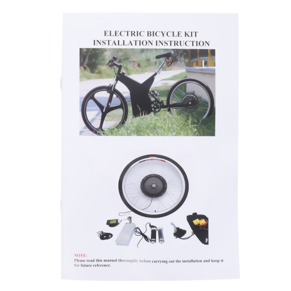 CNCEST Waterproof Ebike Conversion Kit for Electric Bicycle 20" Rear Wheel Electric Bicycle Hub Motor Kit 500W Electric Bicycle Conversion Kit