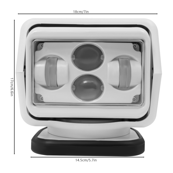 60WLED searchlight, radio remote control work light, LED work light, white 60WLED searchlight, radio remote control work light, LED work light, white