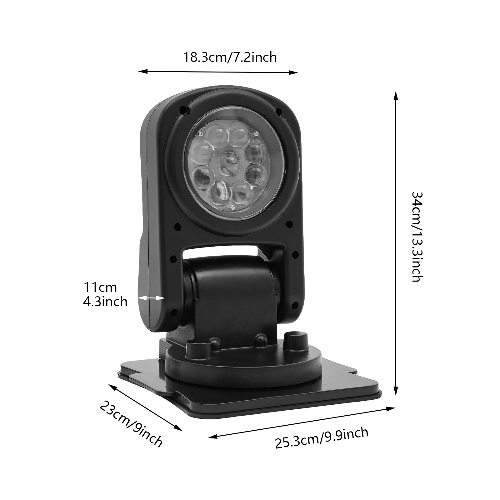 Boat Searchlight, LED Searchlight, Searchlight with Remote Control for Yachts, Marine, Fishing Boats Boat Searchlight, LED Searchlight, Searchlight with Remote Control for Yachts, Marine, Fishing Boats