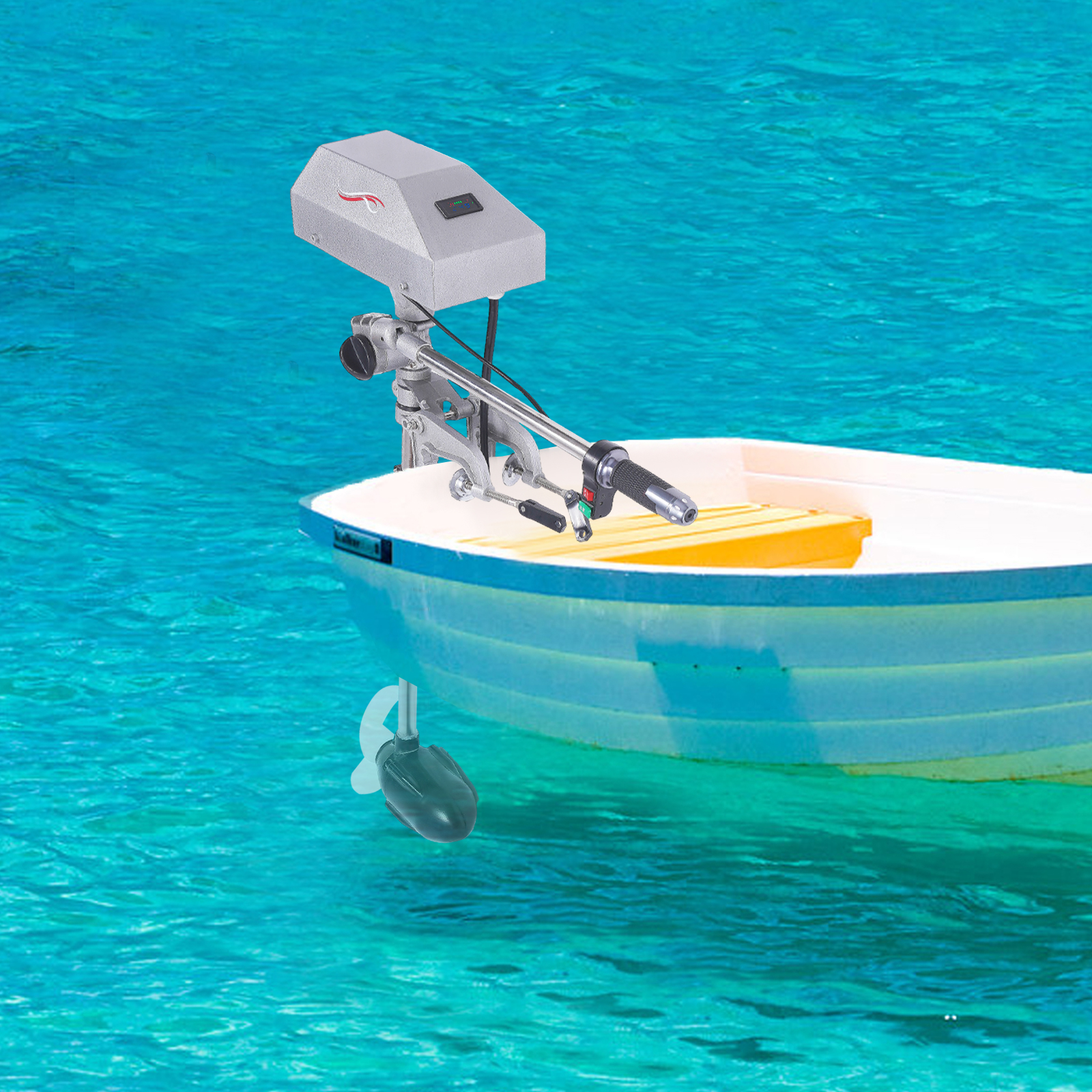 CNCEST Electric Outboard Motor Electric Underwater Outboard Motor Trolling Motor