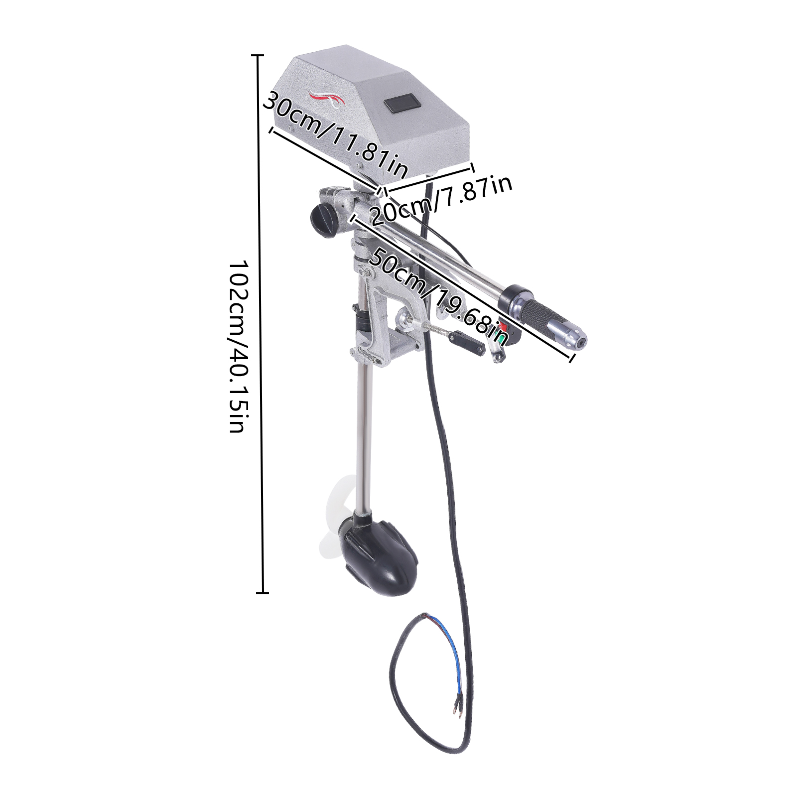 CNCEST Electric Outboard Motor Electric Underwater Outboard Motor Trolling Motor
