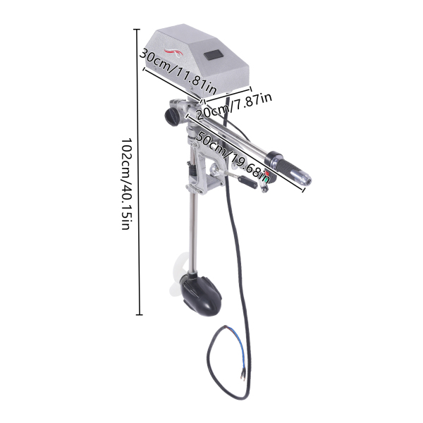 CNCEST Electric Outboard Motor Electric Underwater Outboard Motor Trolling Motor