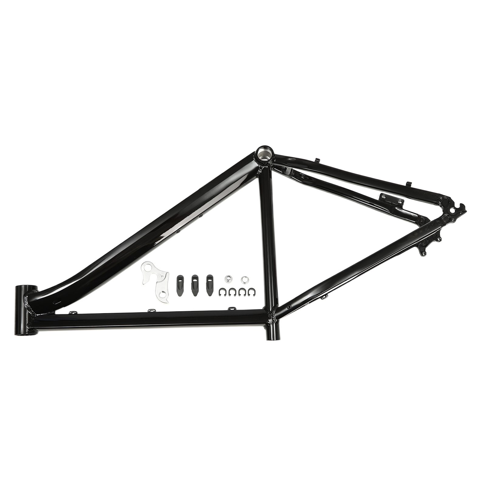 26 Inch Aluminum Frame Carbon Fiber Frame Mountain Bike Frame Disc Frame For Mountain Bicycles With 26-inch Wheels Black 26 Inch Aluminum Frame Carbon Fiber Frame Mountain Bike Frame Disc Frame For Mountain Bicycles With 26-inch Wheels Black