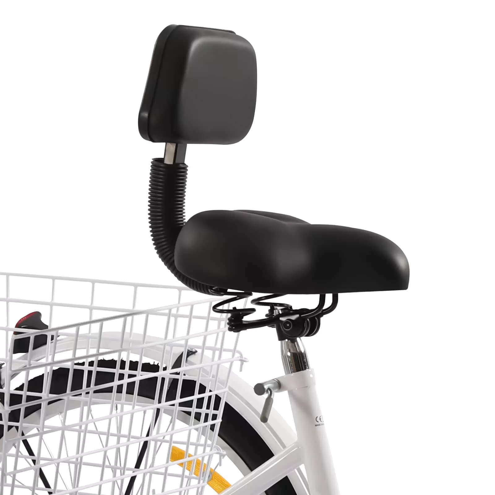 Adult tricycle - 24” - Foldable tricycle - 7 speeds - With cup holder and headlight - 3-wheel tricycle with shopping basket Adult tricycle - 24” - Foldable tricycle - 7 speeds - With cup holder and headlight - 3-wheel tricycle with shopping basket