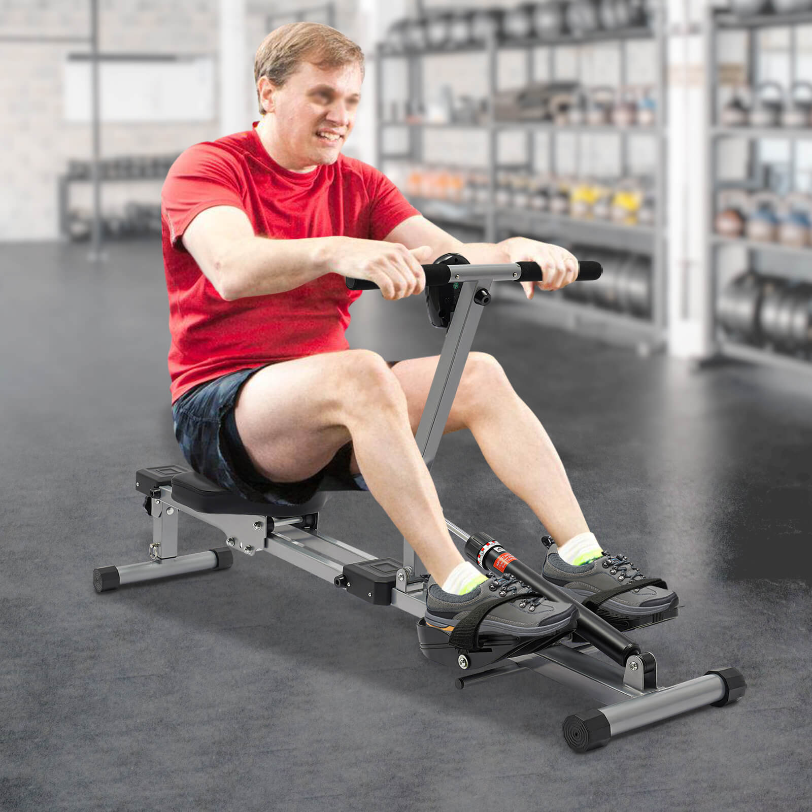 Home Rowing Machine, Foldable Rowing Exercise Machine, Hydraulic Rowing ...