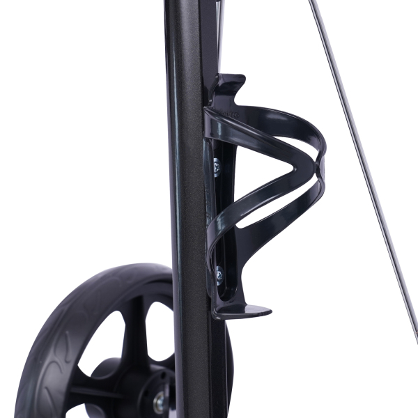 3 Wheels Folding Golf Cart with Foot Brake Open and Close in ONE Second Free Cup Holder Included 64.96*40.15in For Most Teenagers And Adults Black