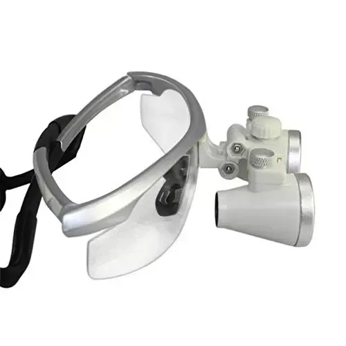 Magnifying Glasses Head Magnifier Glasses Magnifier 3.5X 420mm Surgical Binocular Loupes Glass W/ LED Head light Lamp Head light Lamp