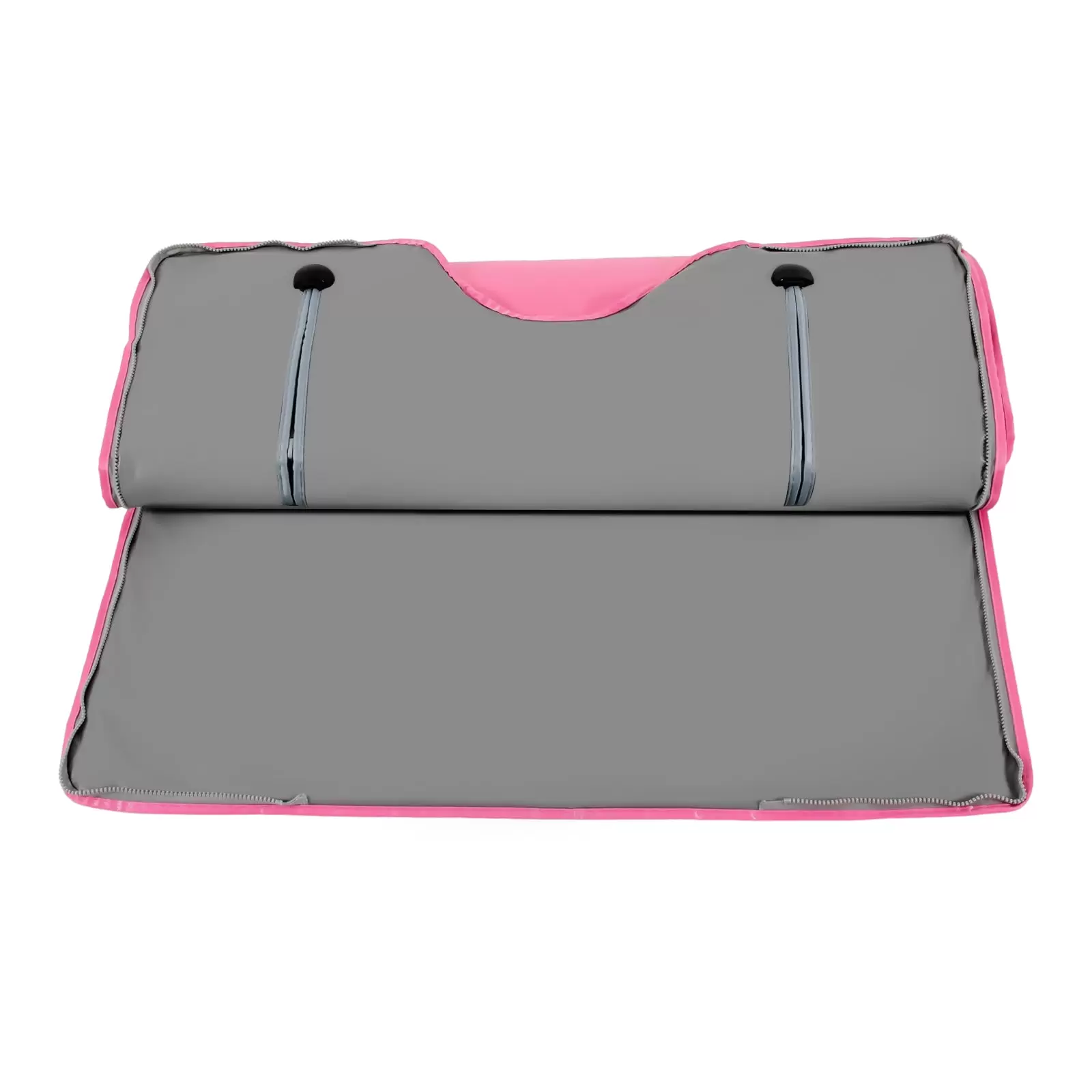 Infrared Remote Sauna Mat Portable SPA Sauna Mat Timer Function 2 Zone Controller 650W 180x80cm Use In Beauty Salons Spas Pink