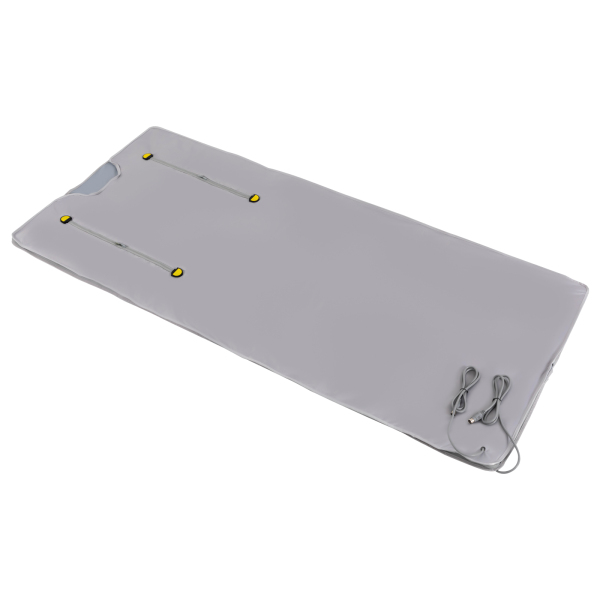 Infrared Sauna Blanket Sauna Bag Body Shaping Blanket 2 Zone Controller Professional Detoxification Treatment Anti-aging Beauty Machine Silver