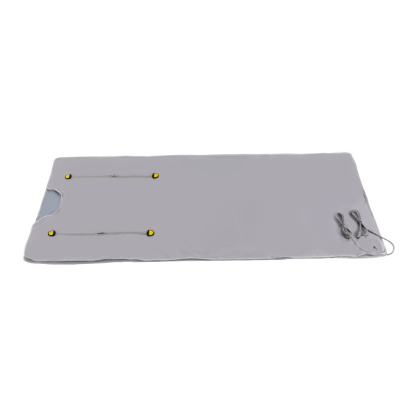 Infrared Sauna Blanket Sauna Bag Body Shaping Blanket 2 Zone Controller Professional Detoxification Treatment Anti-aging Beauty Machine Silver