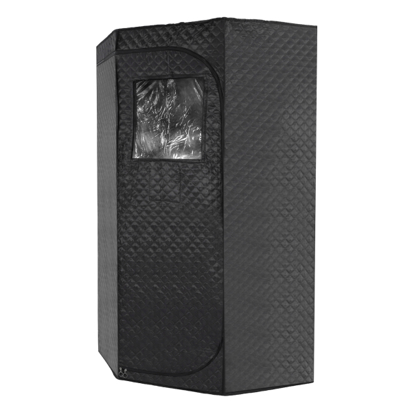 Portable Steam Box, Indoor Personal Home Spa Room, Relaxing Steam Bath - Five-corner Tent + Folding Chair + Steam Cooker