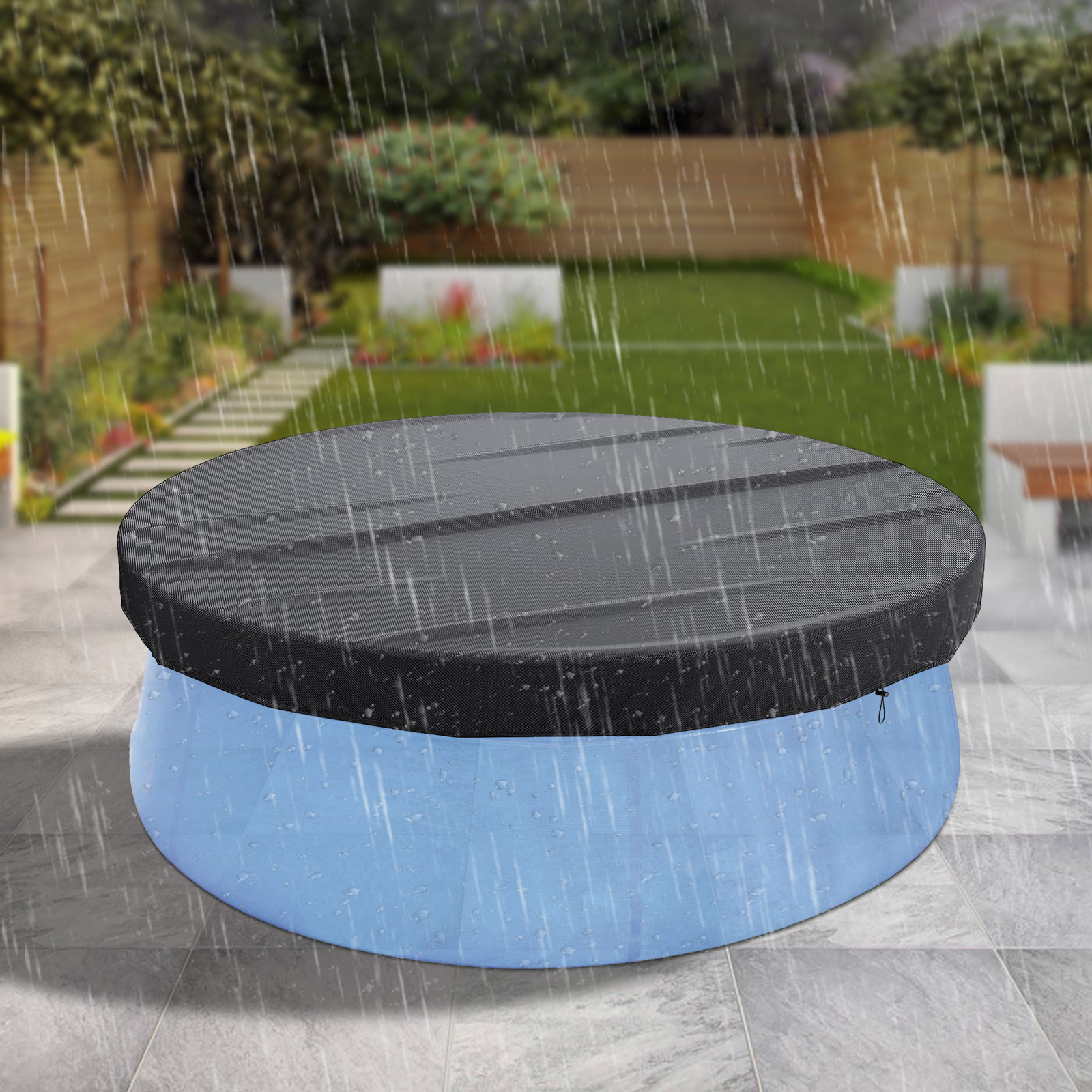 15ft Round Pool Cover for Above Ground Pools Waterproof and Dustproof Pool Cover Round Pool Cover Round Pool Cover for 366 cm Pool 15ft Round Pool Cover for Above Ground Pools Waterproof and Dustproof Pool Cover Round Pool Cover Round Pool Cover for 366 cm Pool