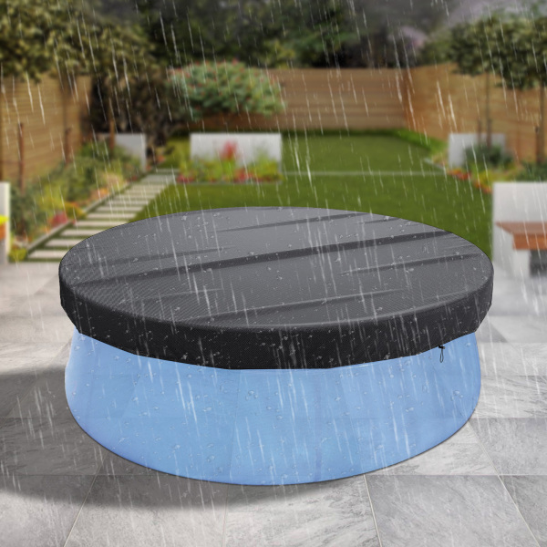 15ft Round Pool Cover for Above Ground Pools Waterproof and Dustproof Pool Cover  Round Pool Cover Round Pool Cover for 366 cm Pool