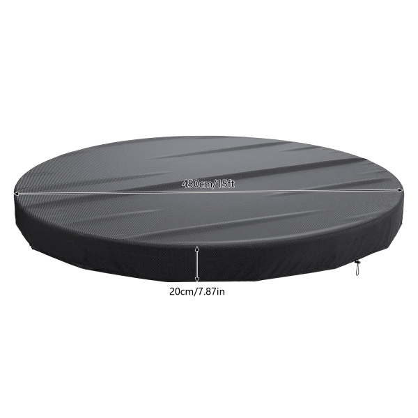 15ft Round Pool Cover for Above Ground Pools Waterproof and Dustproof Pool Cover  Round Pool Cover Round Pool Cover for 366 cm Pool