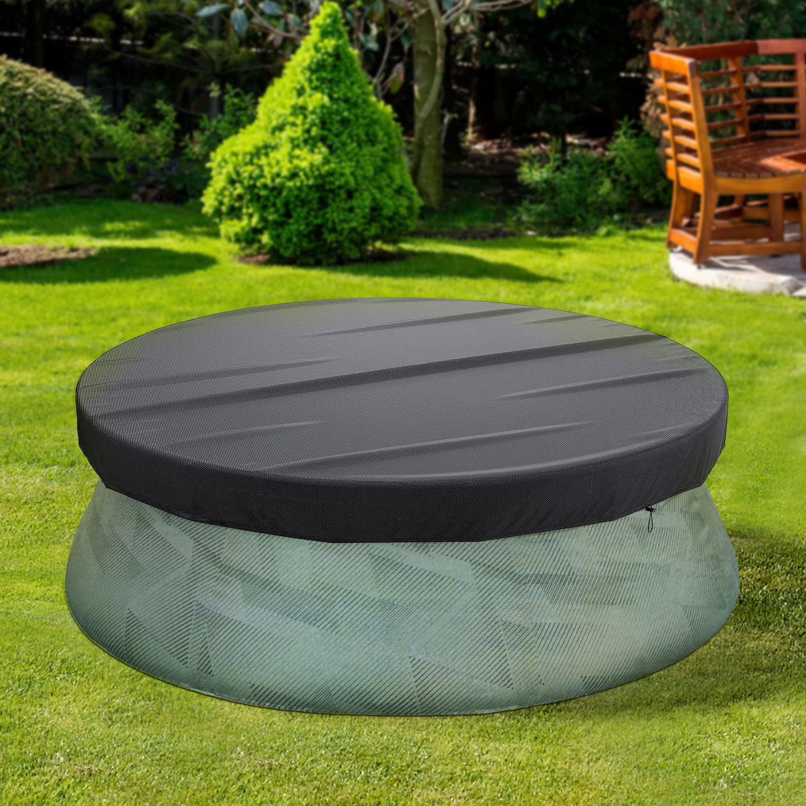 15ft Round Pool Cover for Above Ground Pools Waterproof and Dustproof Pool Cover Round Pool Cover Round Pool Cover for 366 cm Pool 15ft Round Pool Cover for Above Ground Pools Waterproof and Dustproof Pool Cover Round Pool Cover Round Pool Cover for 366 cm Pool