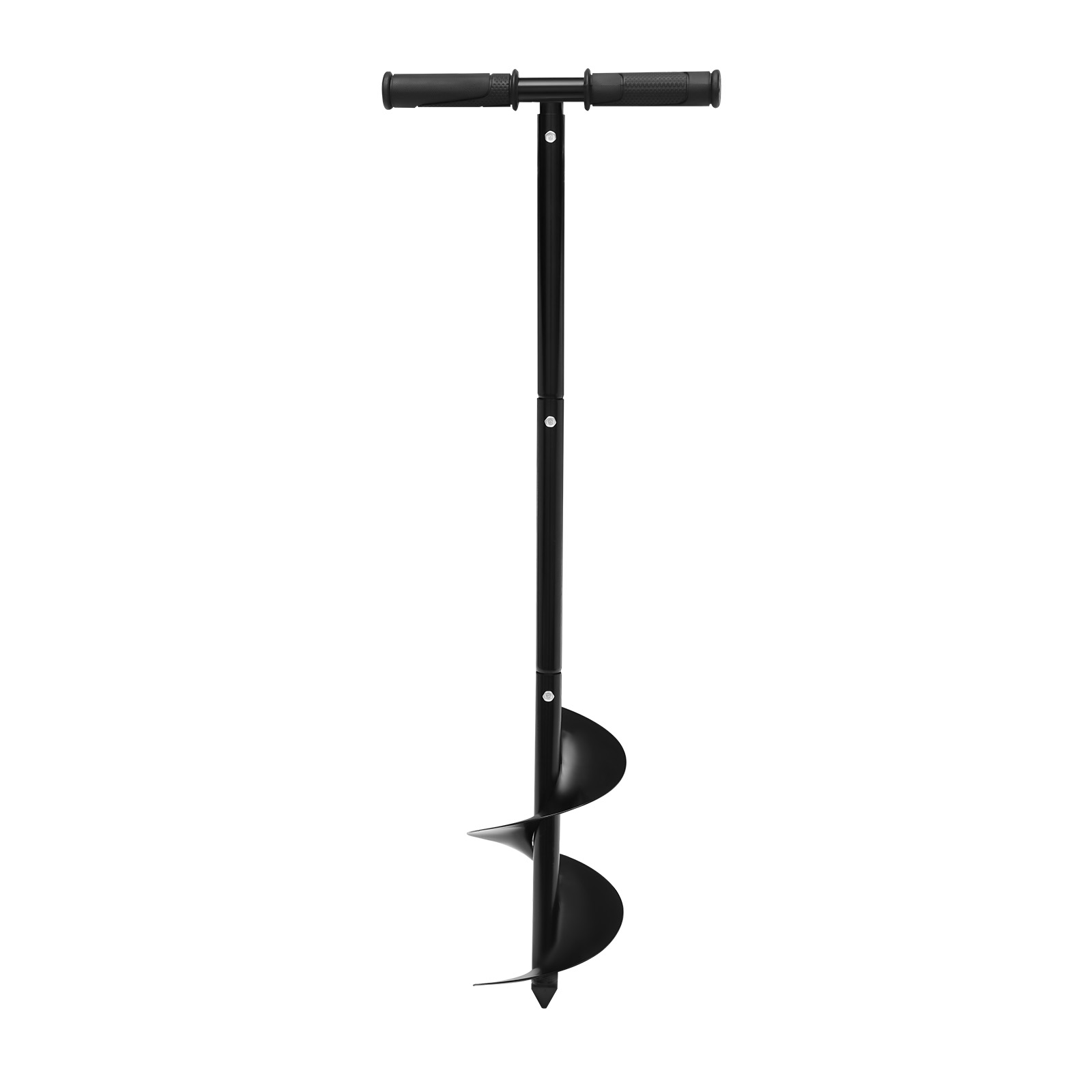 Manual Garden Hole Digging Drill Bit, Hand Drill Auger Post Hole Digger for Planting, Spiral Drill Planter for Bulb, Flower, Tree 