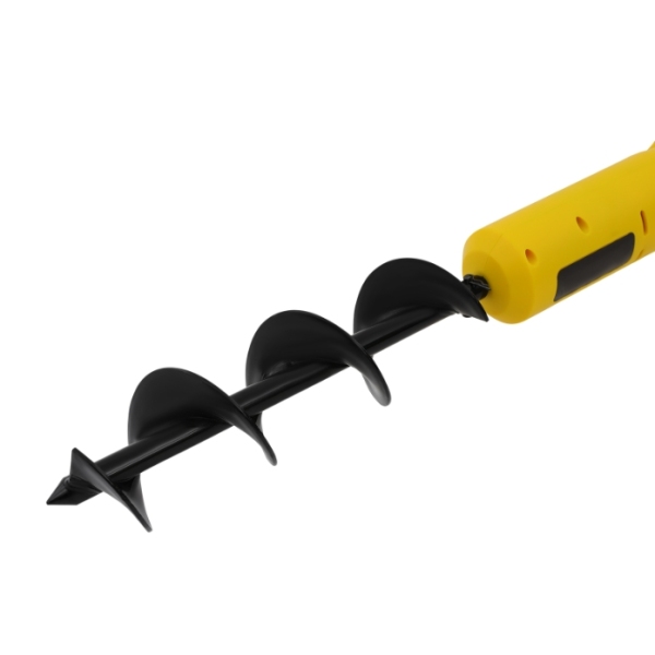 350W Cordless Electric Digger, Manganese Steel Drill Bit, Large Capacity Lithium Battery - Yellow 350W Cordless Electric Digger, Manganese Steel Drill Bit, Large Capacity Lithium Battery - Yellow