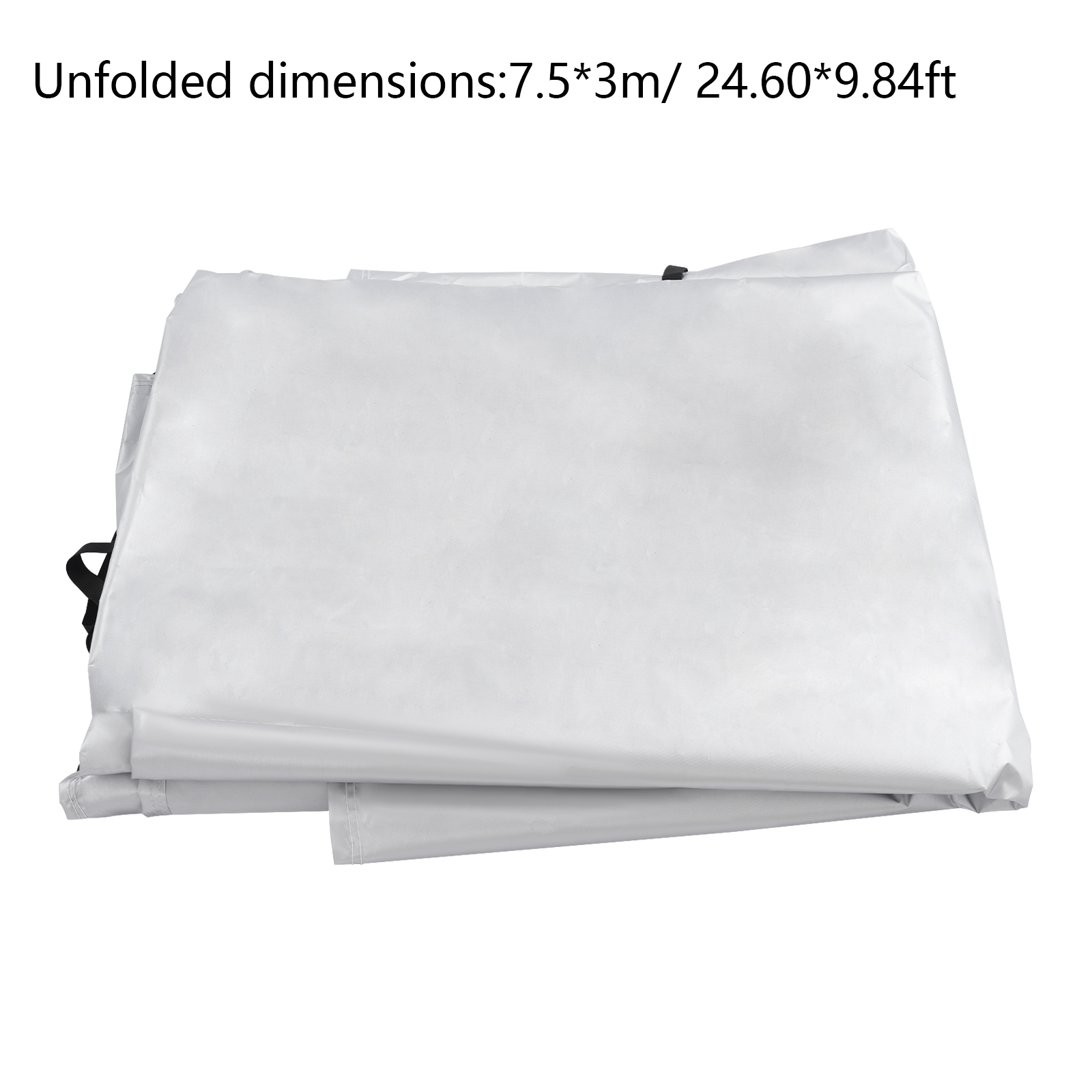 5x3m RV protection cover-silver