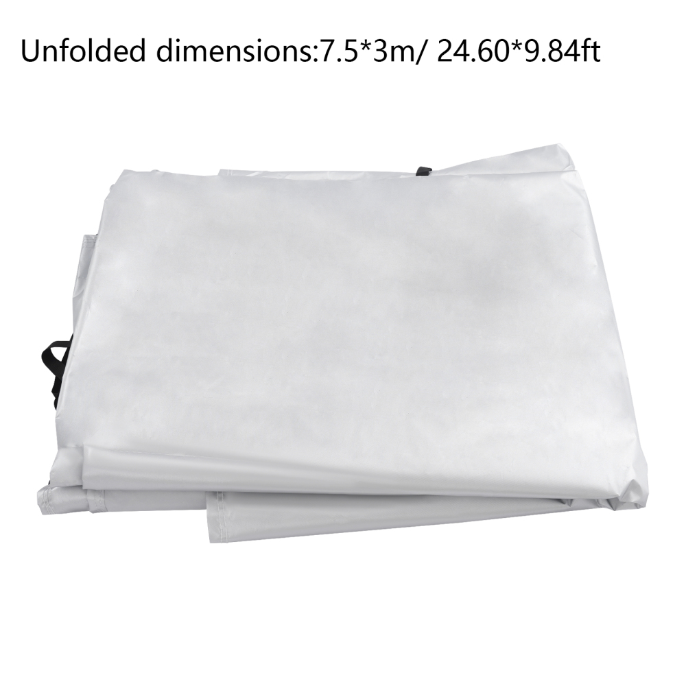 5x3m RV protection cover-silver