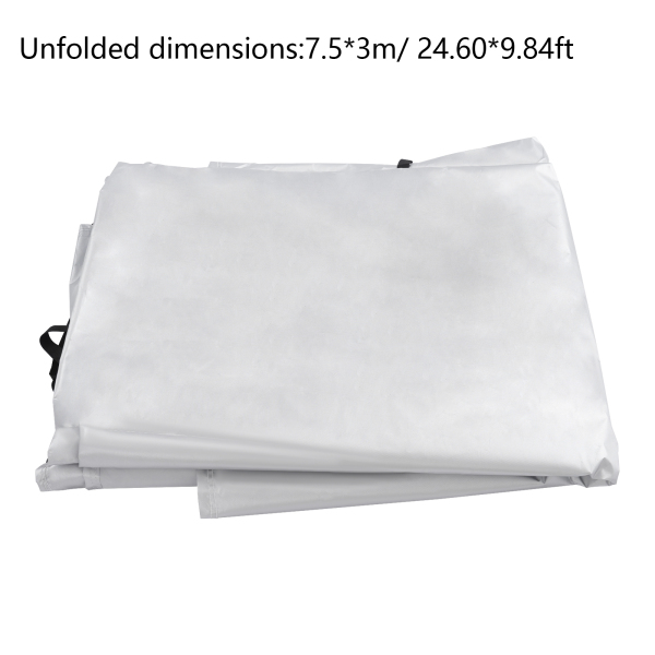 5x3m RV protection cover-silver
