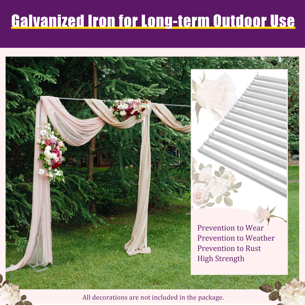 Wedding Backdrop Stand, Metal Wedding Flower Stand, Background Stand