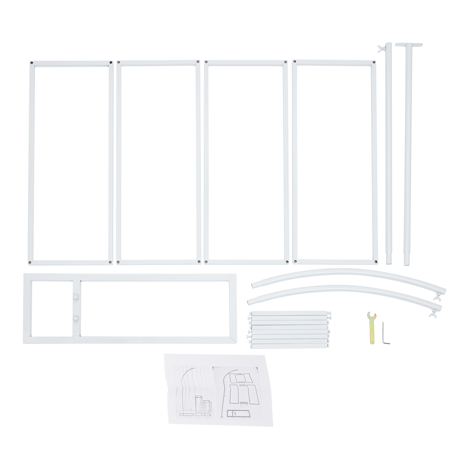 Set of 3, Wedding arch, Wedding centerpieces, Metal flower vase, Load capacity of each stand: 10kg, White Set of 3, Wedding arch, Wedding centerpieces, Metal flower vase, Load capacity of each stand: 10kg, White
